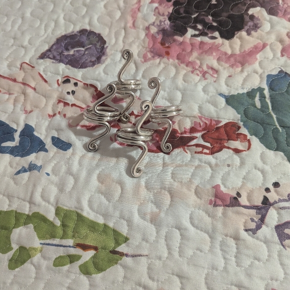 Silver plated napkin rings - Picture 3 of 3